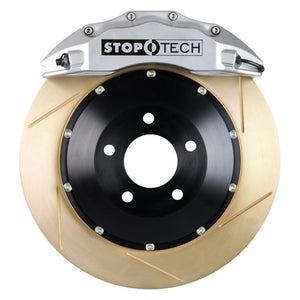 StopTech 07-13 Escalade/Subarban/Tahoe Front BBK w/Silver ST-60 Calipers Zinc Slotted 380x35mm Rotor