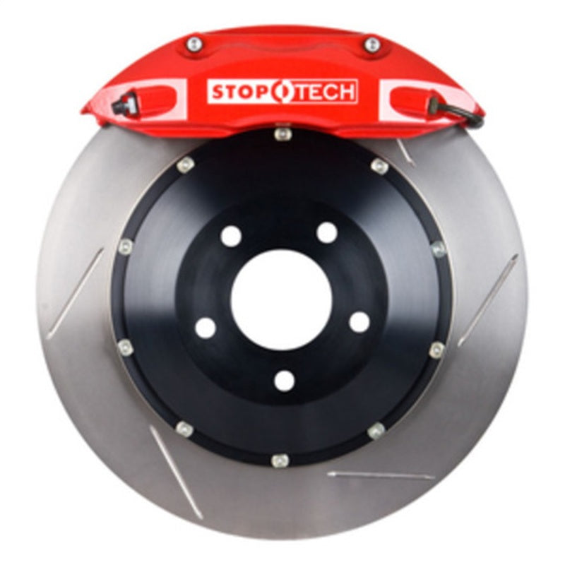 StopTech 08+ Impreza WRX Front BBK ST40 355x32 Slotted Rotors Red Calipers