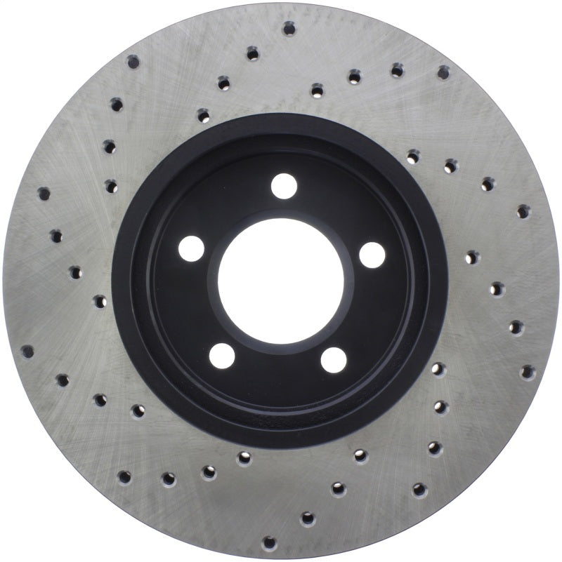 StopTech 02-05 Ford Thunderbird / 00-05 Jaguar S Type / 00-06 Lincoln LS Drilled Left Front Rotor