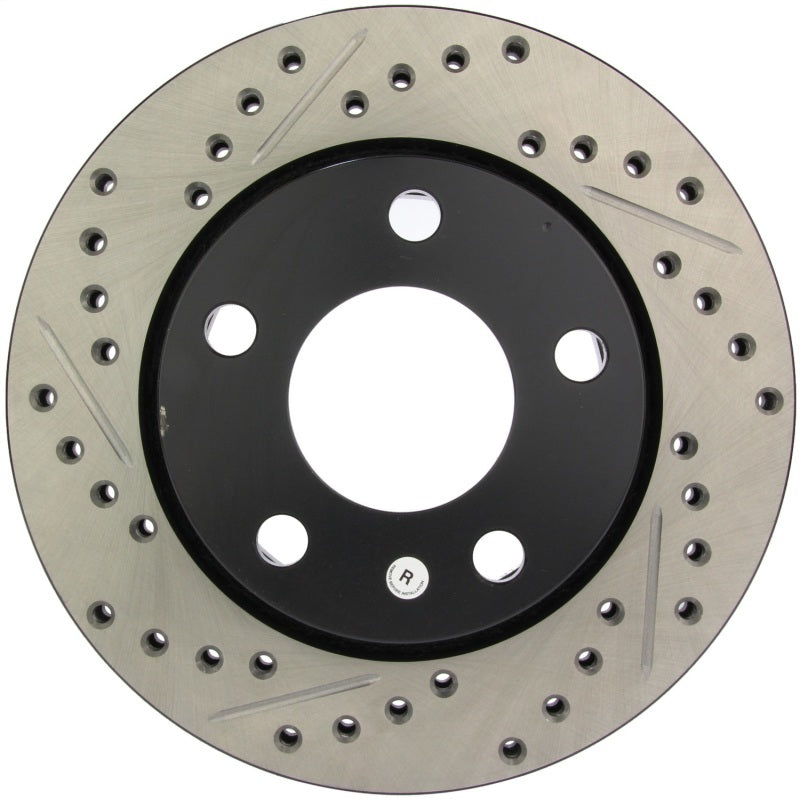 StopTech 2/99-02 Audi S4 Slotted & Drilled Right Rear Rotor