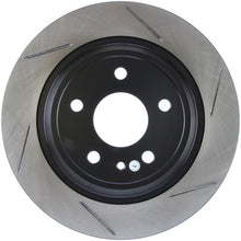 Load image into Gallery viewer, StopTech 13-16 Ford Fusion Left Rear Disc Slotted Premium Brake Rotor