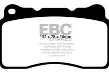 Load image into Gallery viewer, EBC 2016+ Cadillac ATS 2.0L Turbo Orangestuff Front Brake Pads