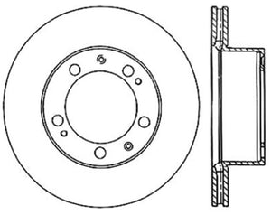 StopTech 90-91 Porsche 944 (Exc Turbo)/92-95 968 (Exc Sport) Drilled Right Front Rotor