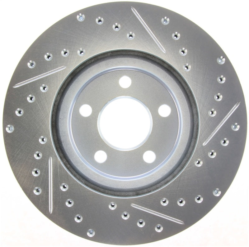 StopTech Select Sport Drilled & Slotted Rotor - Front Left
