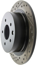 Load image into Gallery viewer, StopTech 02-09 Nissan Altima / 04-08 Maxima SportStop Slotted &amp; Drilled Rear Right Rotor