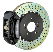 Load image into Gallery viewer, Brembo 97-01 Integra Type-R Front GT BBK 4 Piston Cast 2pc 328x28 2pc Rotor Drilled-Black