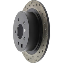 Load image into Gallery viewer, StopTech  02-17 Nissan Altima Cryo Sport Drilled Vented 1-Piece Rear Passenger Side Brake Rotor