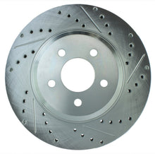 Load image into Gallery viewer, StopTech Select Sport 05-10 Ford Mustang GT Slotted and Drilled Front Left Rotor