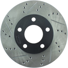 Load image into Gallery viewer, StopTech 94-04 Ford Mustang (exc Cobra &amp; Bullitt) Front Right Slotted &amp; Drilled Rotor