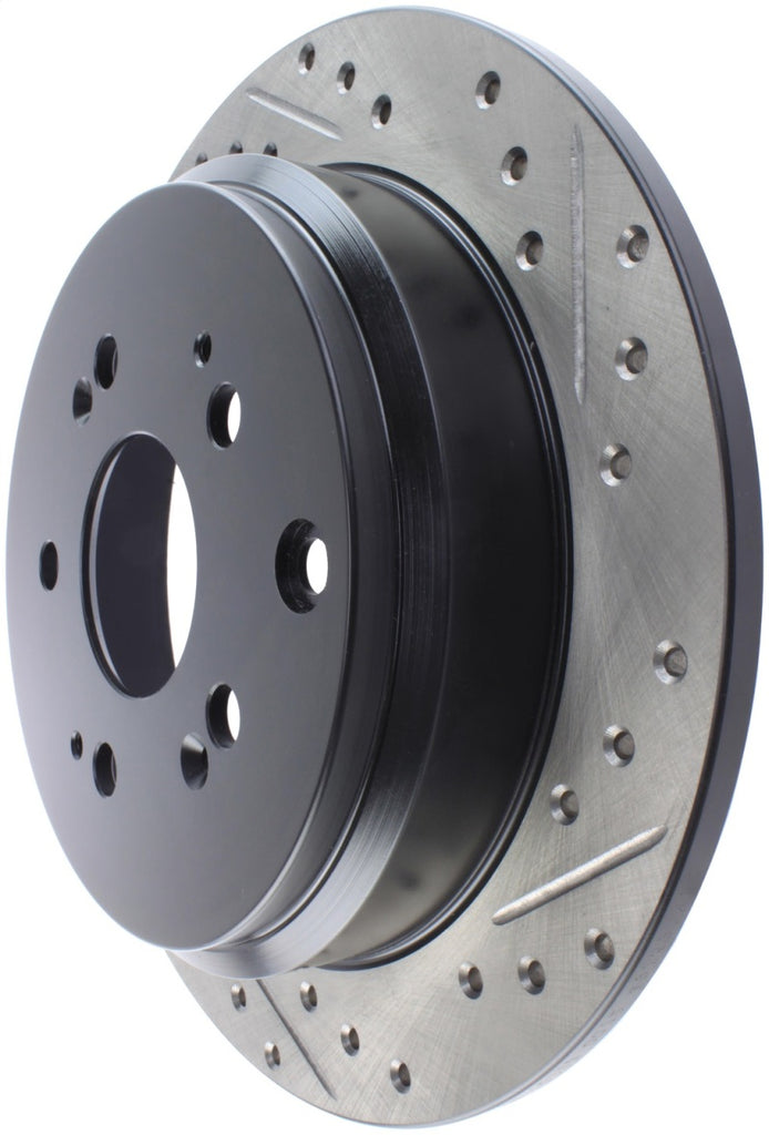 StopTech 05-10 Honda Odyssey SportStop Slotted & Drilled Left Rear Rotor