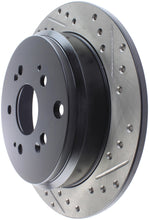 Load image into Gallery viewer, StopTech 05-10 Honda Odyssey SportStop Slotted &amp; Drilled Left Rear Rotor