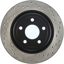 Load image into Gallery viewer, StopTech 02-05 Ford Thunderbird / 00-05 Jaguar S Type / 00-06 Lincoln LS Drilled Left Rear Rotor
