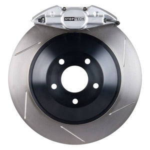 StopTech 95-02 Nissan Skyline Rear BBK w/ Silver ST-22 Calipers Slotted 355X32mm Rotors/Pads/SS Line