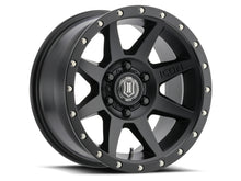 Load image into Gallery viewer, ICON Rebound 17x8.5 5x150 25mm Offset 5.75in BS 110.1mm Bore Satin Black Wheel