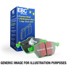 Load image into Gallery viewer, EBC 06-13 Audi A3 2.0 Turbo (Girling rear caliper) Greenstuff Front Brake Pads