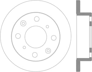 StopTech Drilled Sport Brake Rotor