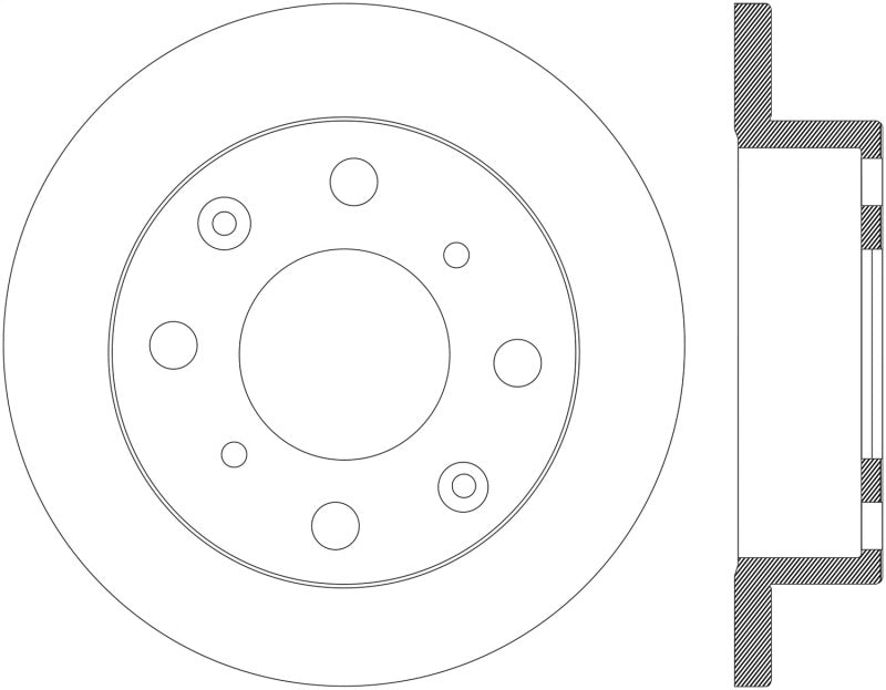StopTech Drilled Sport Brake Rotor