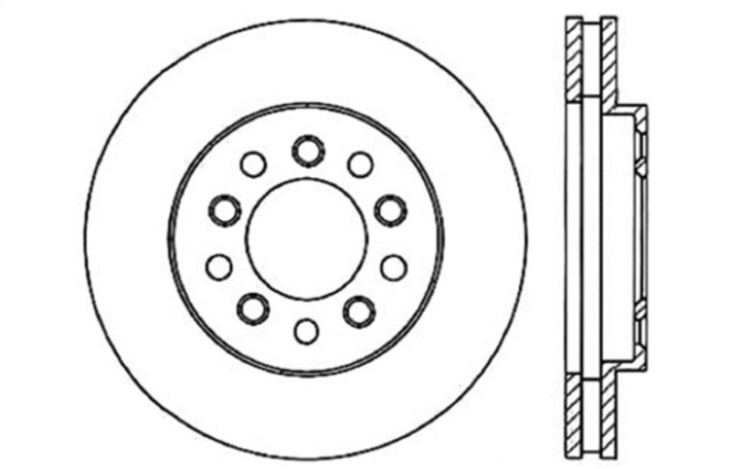 StopTech Drilled Sport Brake Rotor