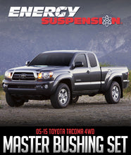 Load image into Gallery viewer, Energy Suspension 05-15 Toyota Tacoma 4WD Hyper-Flex Master Bushing Set - Black