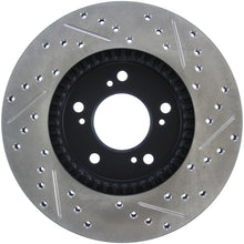 Load image into Gallery viewer, StopTech 97-01 Acura Integra Type R / 97-01 Honda CR-V Slotted &amp; Drilled Right Front Rotor
