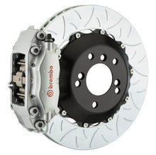 Load image into Gallery viewer, Brembo 99-04 996 Rear GT BBK 4 Piston Cast 2pc 345x28 2pc Rotor Slotted Type3-Silver
