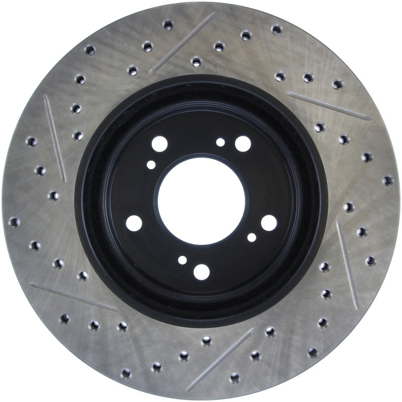 StopTech 99-04 Acura RL Left Front Slotted & Drilled Rotor