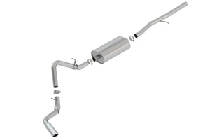 Borla 2019 Silv/Sierra C/B Exhaust Touring 1500 5.3L V8 AT 2&4WD EC STB(78.8) CC SB(69.3) 147.4 WB