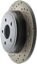 Load image into Gallery viewer, StopTech 06-10 Jeep Commander / 06-10 Gr Cherokee (Exc SRT-8) Slotted &amp; Drilled Rear Right Rotor