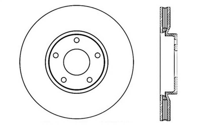 StopTech Drilled Sport Brake Rotor