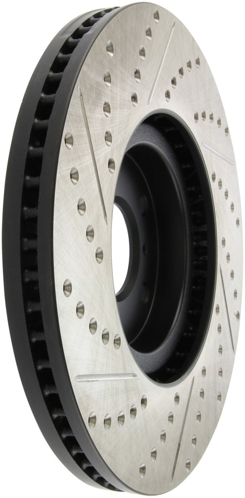 StopTech 07-08 Infiniti G35 / 08-09 G37 SportStop Slotted & Drilled Front Left Rotor