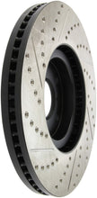 Load image into Gallery viewer, StopTech 07-08 Infiniti G35 / 08-09 G37 SportStop Slotted &amp; Drilled Front Left Rotor