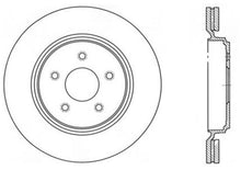 Load image into Gallery viewer, StopTech 06-08 Cadillac XLR-V SC / 06-09 Corvette (Z51) Rear Left Drilled &amp; Slotted Rotor
