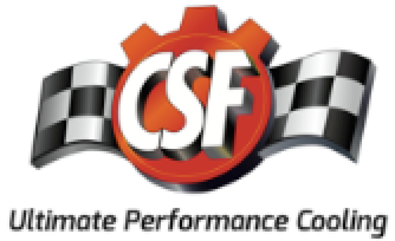 CSF 96-07 Mitsubishi Evo 4/5/6/7/8/9 Full-Slim Radiator w/12in Fan & Shroud/-16AN & Slip On Fitting