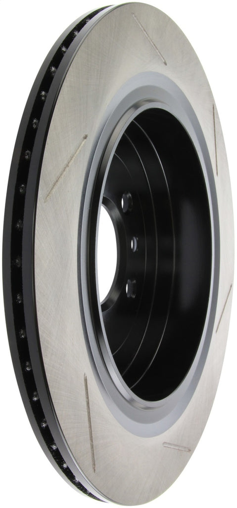StopTech Power Slot 10-12 Land Rover LR4 / 06-09 Range Rover Sport S/C Left Rear Slotted Rotor
