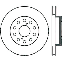 Load image into Gallery viewer, StopTech Power Slot 5/93-98 Supra Non-Turbo Front Left SportStop CRYO Slotted Rotor