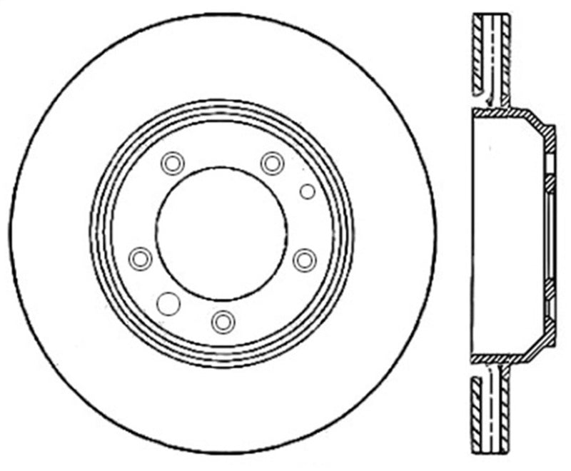 StopTech Drilled Sport Brake Rotor