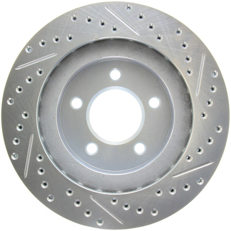 StopTech Select Sport Drilled & Slotted Rotor - Front Left