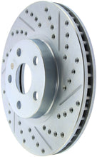 Load image into Gallery viewer, StopTech Select Sport 03-08 Pontiac Vibe/ 05-09 Scion Slotted and Drilled Left Front Rotor