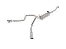 Load image into Gallery viewer, aFe Gemini XV 3in 304 SS Cat-Back Exhaust 2021 Ford F-150 V6 2.7L/3.5L (tt)/V8 5.0L w/ Polished Tips