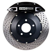 Load image into Gallery viewer, StopTech 2003-2006 Mitsubishi Lancer Rear BBK - ST-40 Caliper Black/ 2pc Drilled 328x28mm Rotor