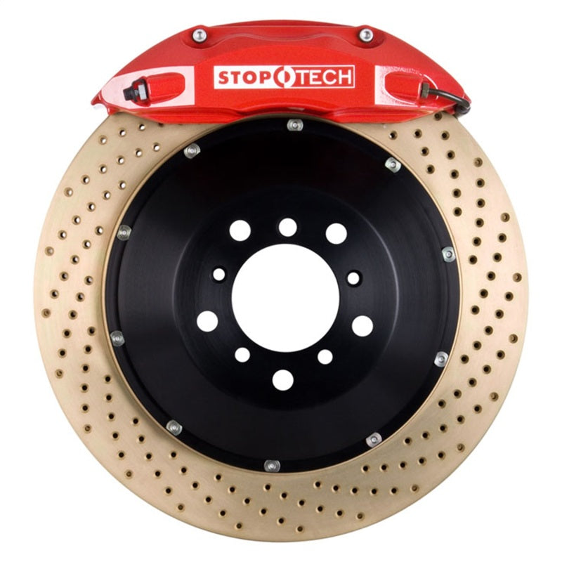 StopTech 05 Toyota 4Runner Front Red ST-40 Caliper 355x32 Zinc Drilled Rotor