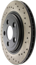 Load image into Gallery viewer, StopTech 02-05 Ford Thunderbird / 00-05 Jaguar S Type / 00-06 Lincoln LS Drilled Left Rear Rotor