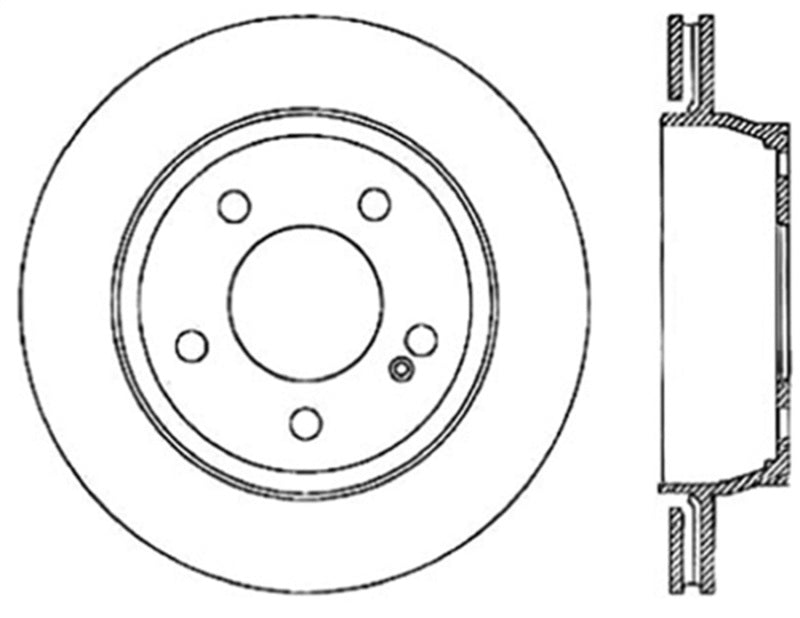 StopTech Slotted & Drilled Sport Brake Rotor