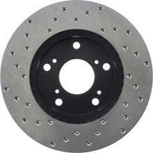 Load image into Gallery viewer, StopTech 02-06 Acura RSX (Excl. Type S) Cryo Cross Drilled Brake Rotor - Front Left
