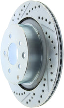 Load image into Gallery viewer, StopTech Select Sport 14-16 Infiniti Q60 Drilled and Slotted Rear Right Brake Rotor
