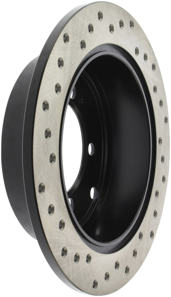 StopTech 95-99 Eagle Talon Tsi Turbo / 94-99 Mitsubishi Eclipse Turbo Drilled Left Rear Rotor