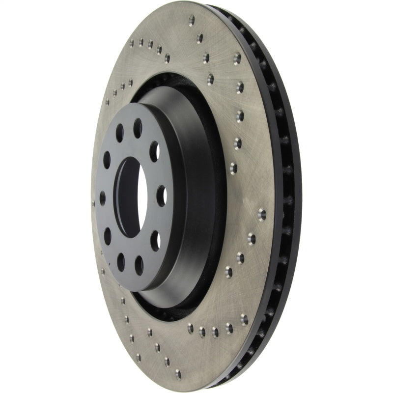 StopTech 09-13 VW CC 3.6L VR6 / 08-09 & 12 Golf R/Golf R32 Cryo Drilled Left Rear Rotor