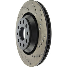 Load image into Gallery viewer, StopTech 09-13 VW CC 3.6L VR6 / 08-09 &amp; 12 Golf R/Golf R32 Cryo Drilled Left Rear Rotor