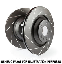 Load image into Gallery viewer, EBC 10-11 Fiat 500 1.4 (Bosch Calipers) USR Slotted Front Rotors