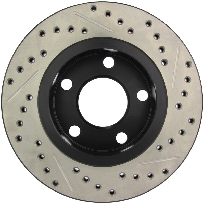 StopTech 2/99-02 Audi S4 Slotted & Drilled Right Rear Rotor